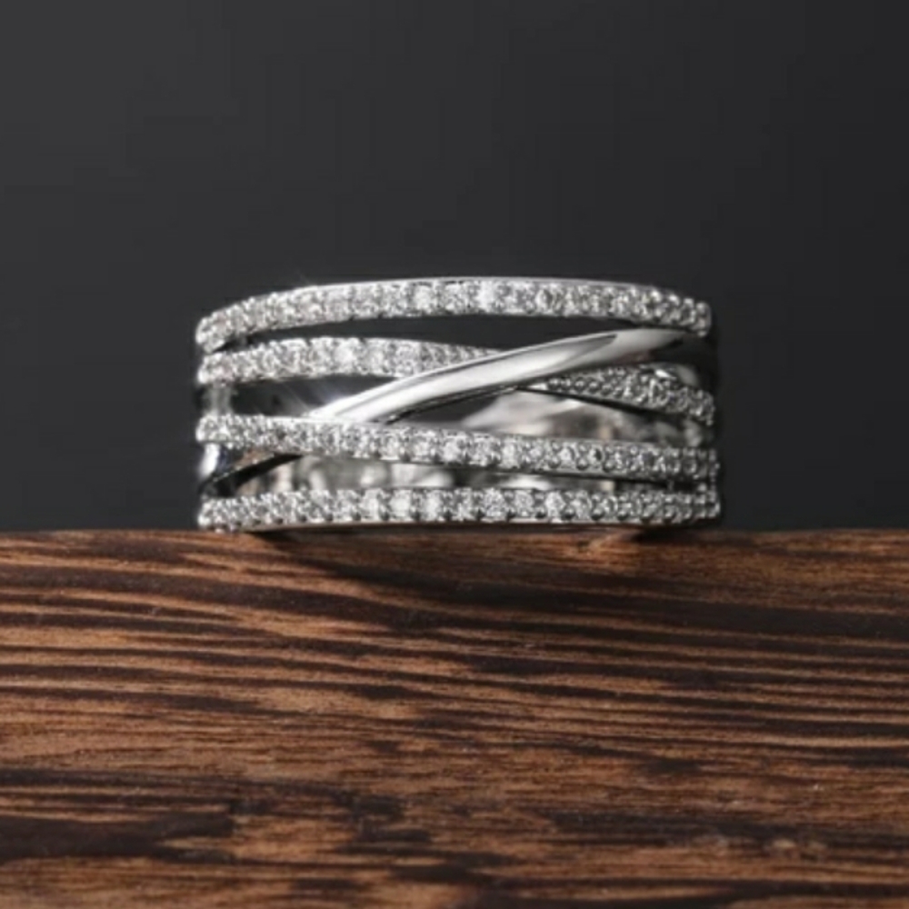 New Silver Layers Ring - Picture 6 of 6